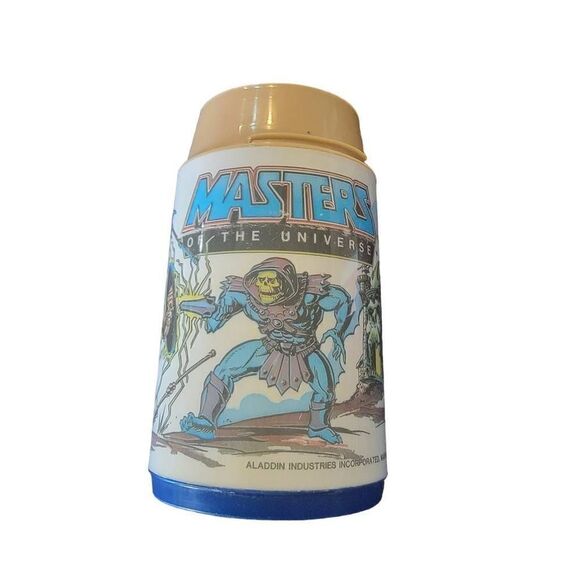 Masters Of The Universe Cup Mup Mattel 1983 Cartoon Thermas He-Man - Picture 1 of 8